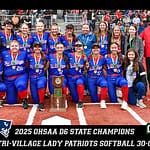 Tri-Village Softball goes 30-0, wins DVI State Championship