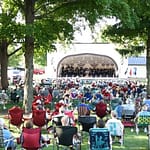 Sunday Band Concert in Greenville City Park