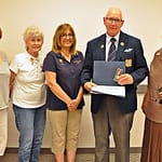 Blosser presented with national DAR Distinguished Citizen Medal