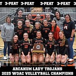Arcanum Volleyball Wins 3rd Straight WOAC Championship