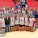 Tri-Village Volleyball celebrates senior night win and recognizes records achieved
