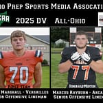 Two Darke County Football Players Earn DV All-Ohio Recognition