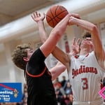 Newton Wins Defensive Battle verses Bradford in WOAC Boys Basketball