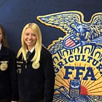 Broerman and Evers Participate in Overall State FFA Job Interview