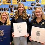 Versailles FFA Officers Receive Gold-Rated Officer Books