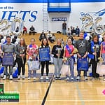 The Dixie Lady Greyhounds spoiled Franklin Monroe girls basketball senior night with 34-30 win.