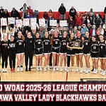 Undefeated Mississinawa Girls Basketball Team Wins WOAC Championship