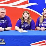 Poling Signs with Ellsworth Community College Softball