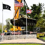 M60 tank arrives at Greenville American Legion Post 140