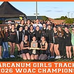 Arcanum Girls win 2026 WOAC League Championship in Track & Field