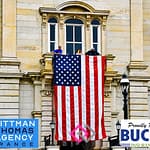 Commissioners Add Patriotic Touches to Courthouse Ahead of America 250 and Fourth of July