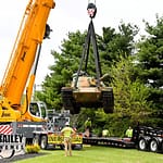 Jcrane and Mideast Machinery Movers help make four-year American Legion project a reality