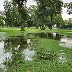Flooding causes fairgrounds to temporarily close
