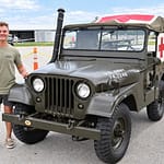 Vintage military jeep connects visitors with Vietnam-era history