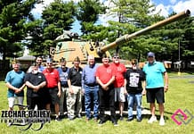 Congressman Warren Davidson Visits Greenville, Praises Veterans and M60 Tank Display at American Legion Post 140