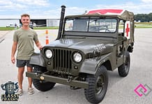 Vintage military jeep connects visitors with Vietnam-era history