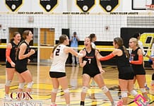 Tigers outlast Jets in four-set playoff battle