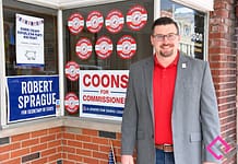 Coons highlights agriculture, community ties, family in commissioner bid
