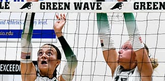 Lady Wave falls to Troy in three sets