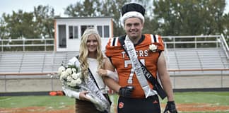 Ansonia 2026 King Austin Singer and Queen Dani Gibbs