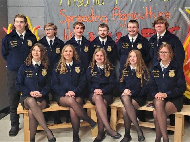 ANSONIA FFA NEW OFFICERS (1)