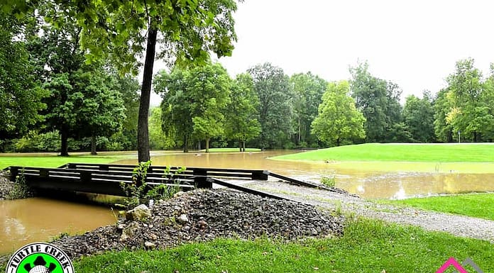 Restaurant remains open as heavy rain closes Turtle Creek Golf Course