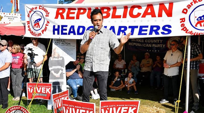 Ramaswamy brings campaign for Ohio governor to Darke County Fair