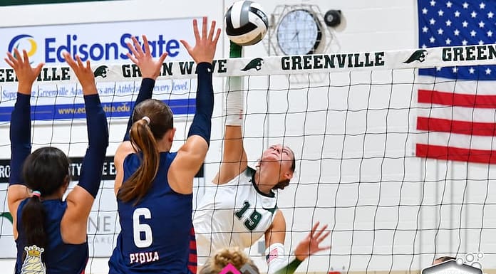 Lady Wave sweep Piqua in MVL volleyball action