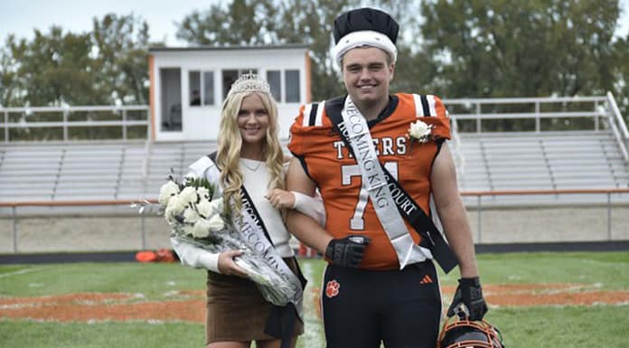 Ansonia 2026 King Austin Singer and Queen Dani Gibbs