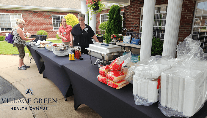 village green hot dog feature