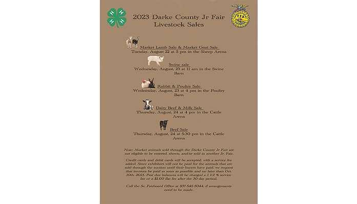 livestock sales feature