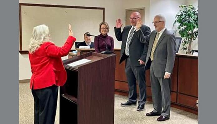 eaton swearing in