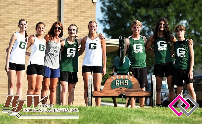 Isabella Smith, Jenica Feitshans, Coach Lind, Chris Shaltry, Megan Lind, Mason Pierie, Trey Rammel, Nick Hill-Burk
