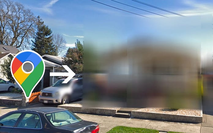 google-map-blur