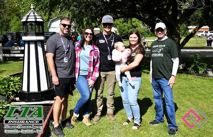 Ryan Benge, Nichole Noble, Hunter George, Haven George, Valerie George, Chris Norris