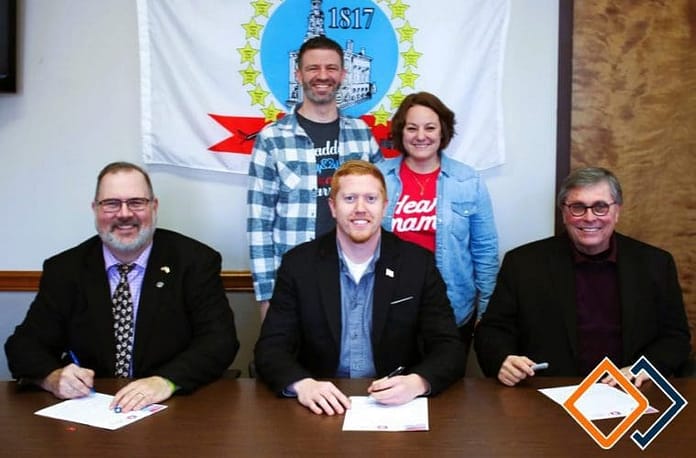 Cameron & Kristen Ruffer with Commissioners