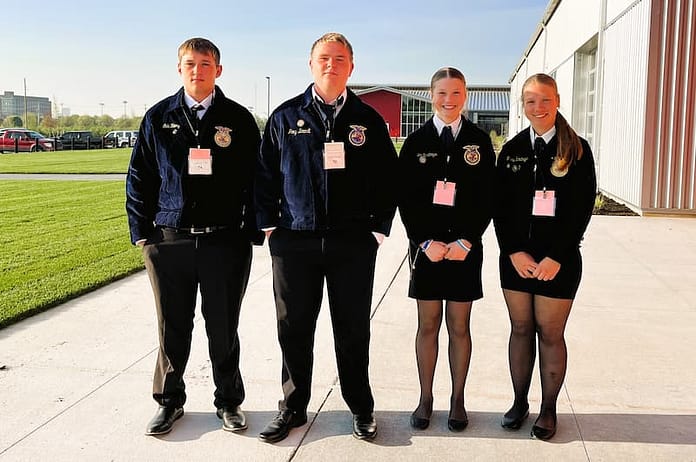 Versailles FFA State FFA Dairy Team