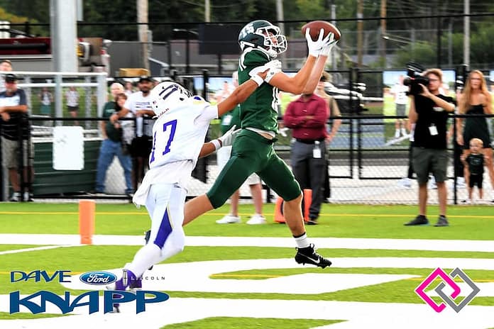 John Barr first TD at Alumni Stadium