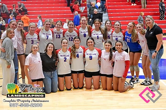 Tri-Village Volleyball Team