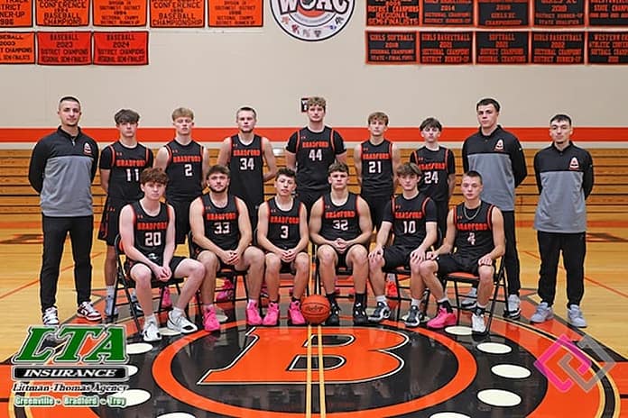 Bradford Varsity Boys Basketball Team 2025-2026