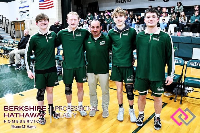 L-R Caelen Rose, Avery Mead, David Guillozet, Jack Suter, Gabe Rammel