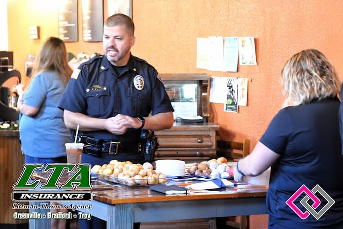 Donuts with Cops - Chief Ryan Benge