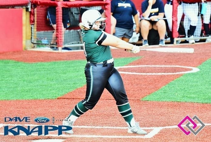 Zoey Burns home run