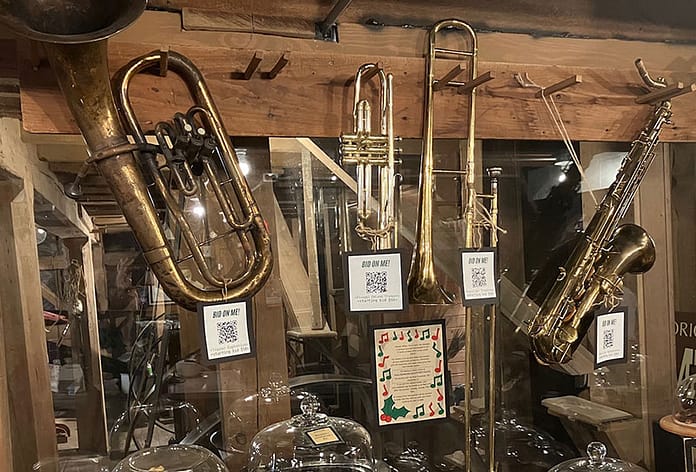instruments-hanging-in-Bears-mill