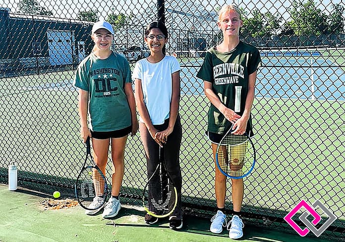 L-R Parker Francis, Nili Rami, and Lauren Zwiesler