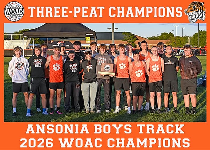 Ansonia Boys Track 2026 WOAC Champs