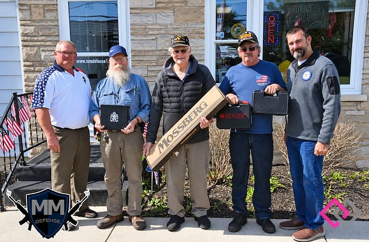 Veterans from four service branches win raffle supporting Washington trip