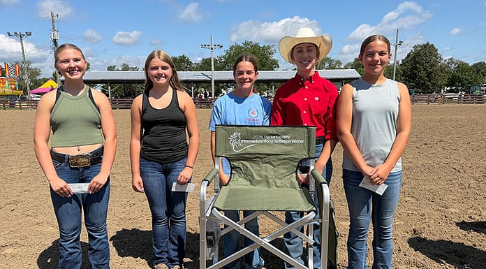 Darke County Jr. Fair Horse Department members recognized
